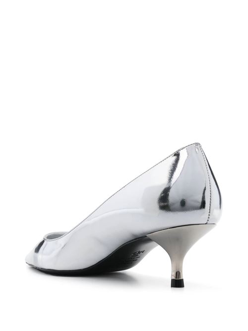 Silver-tone calf leather pump STUART WEITZMAN | SJ632LSPSLV